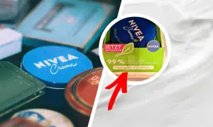 Nivea Creme mit veganer Formel, 99% natürliche Inhaltsstoffe. Die Marke Nivea betont, dass sie keine Nivea Tierversuche durchführt.