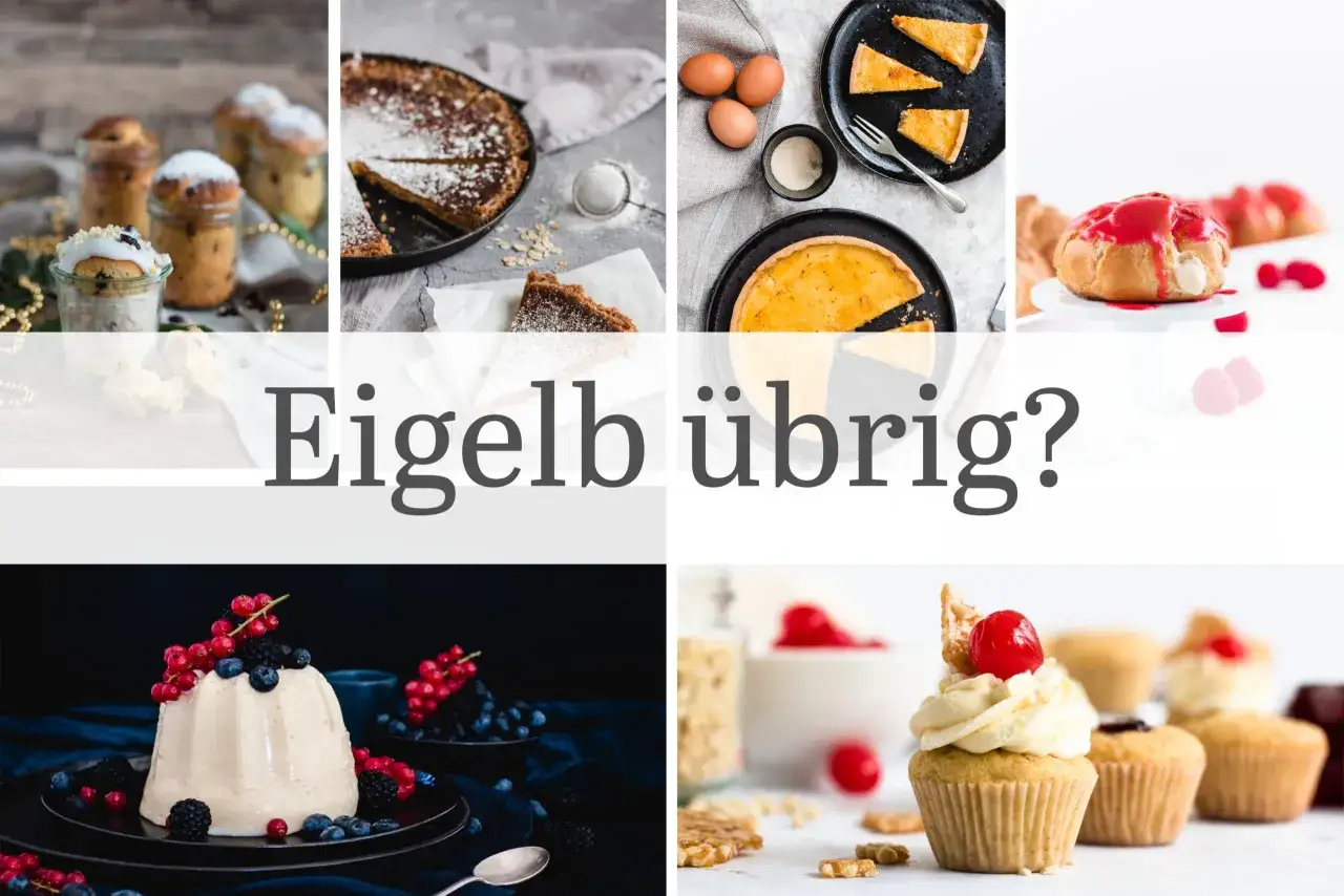 Eigelb übrig? Köstliche Desserts wie Kuchen, Muffins und Panna Cotta zeigen, wie man es verwerten kann.
